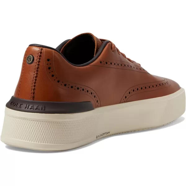 Cole Haan Mens Grandpro Crew Wing Tip SneakerBritish TanBirch