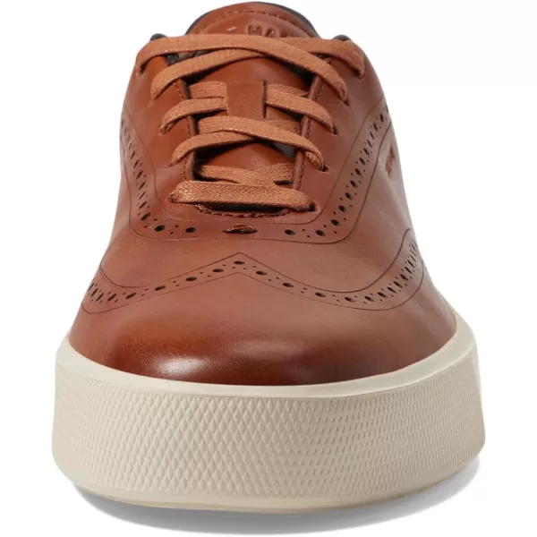 Cole Haan Mens Grandpro Crew Wing Tip SneakerBritish TanBirch