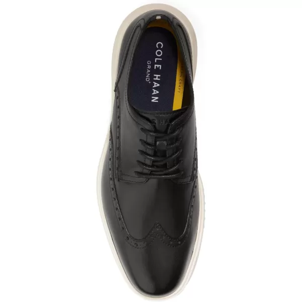 Cole Haan Mens Original Grand Shortwing OxfordBlackIvory