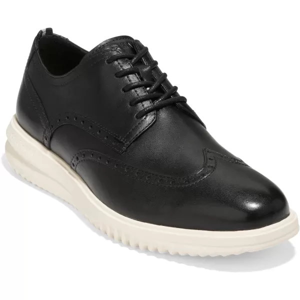 Cole Haan Mens Original Grand Shortwing OxfordBlackIvory