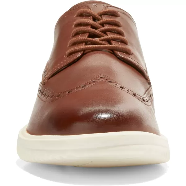 Cole Haan Mens Original Grand Shortwing OxfordBritish TanIvory