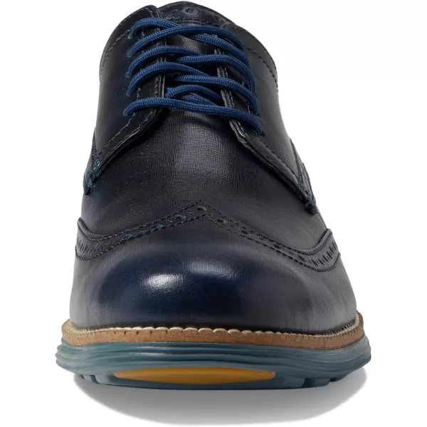 Cole Haan Mens Original Grand Shortwing OxfordEnsign Blue Stormy Weather