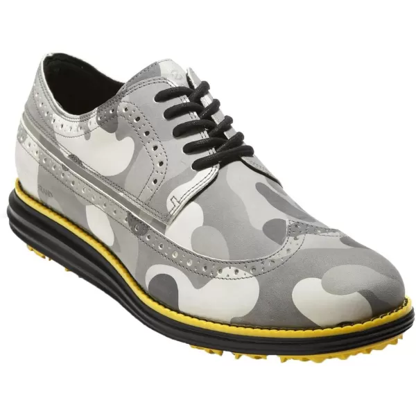 Cole Haan Mens Original Grand Shortwing OxfordGray Camo Print Wr