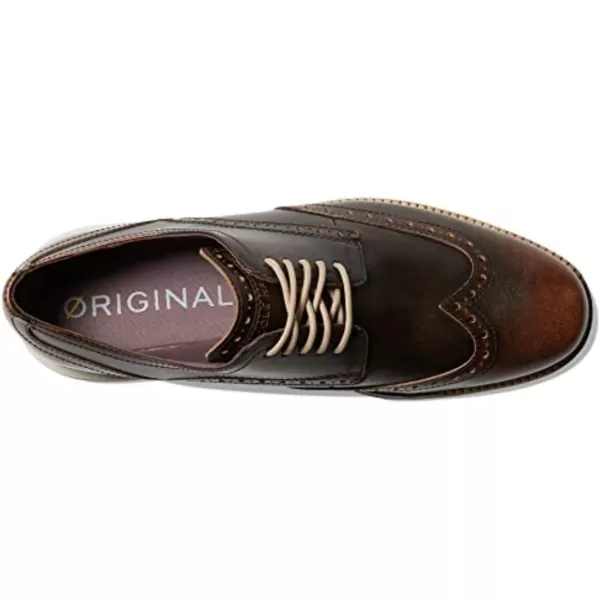 Cole Haan Mens Original Grand Shortwing OxfordNatural TanSilver Birch