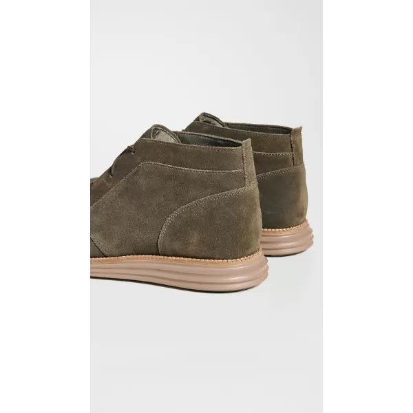 Cole Haan Mens Originalgrand Chukka BootDeep Olive SuedeIrish Coffee