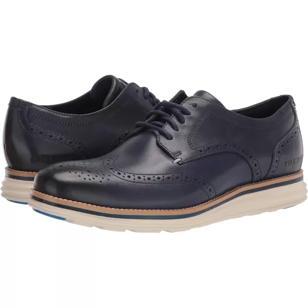 Cole Haan Mens Originalgrand Energy Meridian Shortwing OxfordMarine Blue Full Grain