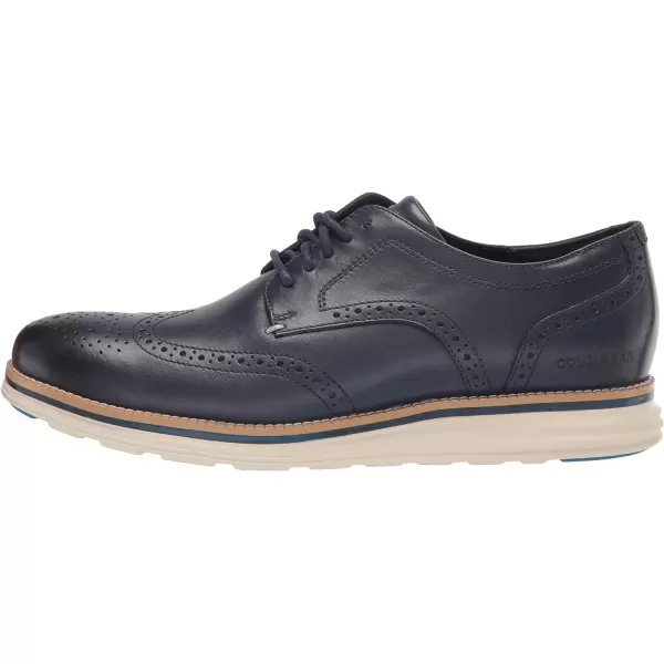 Cole Haan Mens Originalgrand Energy Meridian Shortwing OxfordMarine Blue Full Grain