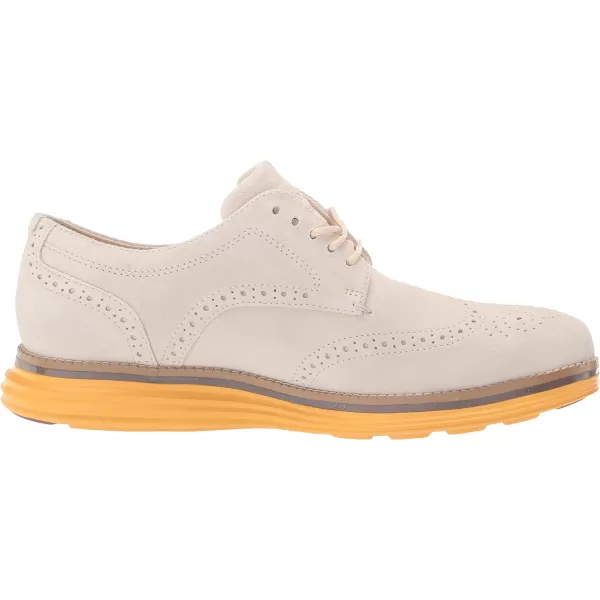 Cole Haan Mens Originalgrand Energy Meridian Shortwing OxfordWhitecap Grey SuedeCitrus