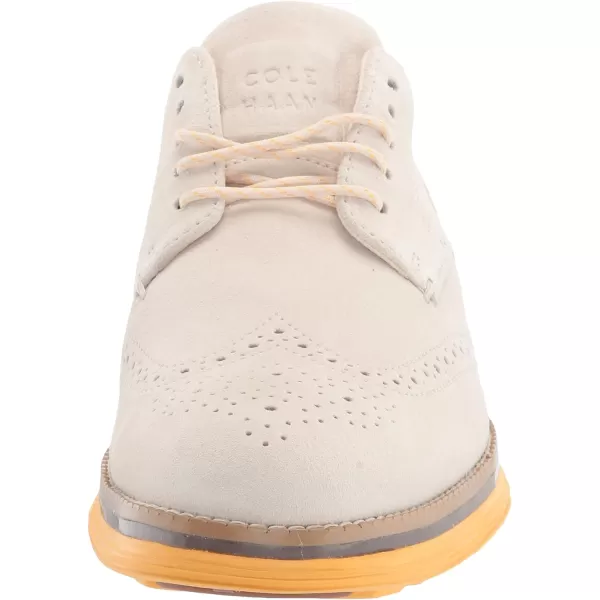 Cole Haan Mens Originalgrand Energy Meridian Shortwing OxfordWhitecap Grey SuedeCitrus