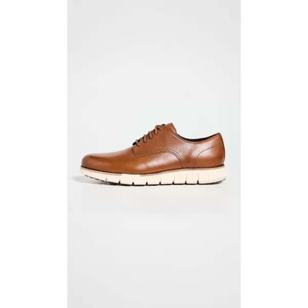 Cole Haan Mens Zg Remastered Plain Toe OxfordBritish TanIvory