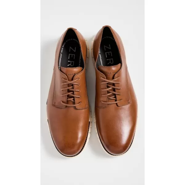 Cole Haan Mens Zg Remastered Plain Toe OxfordBritish TanIvory