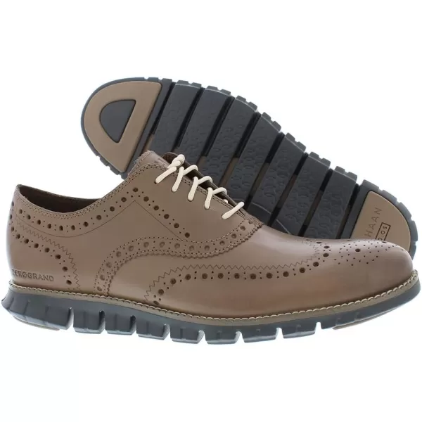 Cole Haan Mens Zg Remastered Plain Toe OxfordIrish CoffeeTurbulence