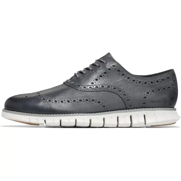 Cole Haan Mens Zg Remastered Plain Toe OxfordTurbulenceMonumentSilver Birch