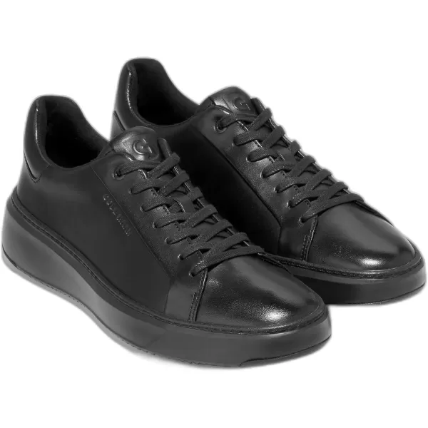 Cole Haan Womens Grandpro Topspin SneakerBlack LeatherBlack