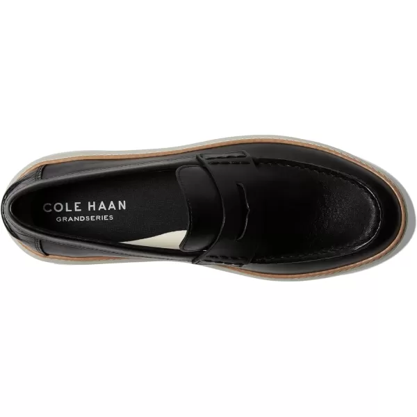 Cole Haan Womens Grandpro Topspin SneakerBlackSilver Birch