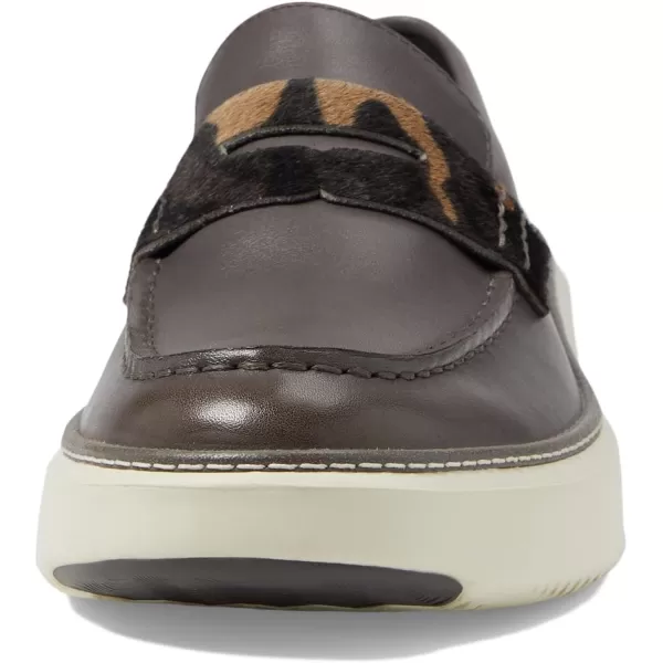 Cole Haan Womens Grandpro Topspin SneakerDark PavementIvory