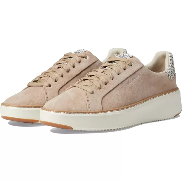 Cole Haan Womens Grandpro Topspin SneakerDuneIvory