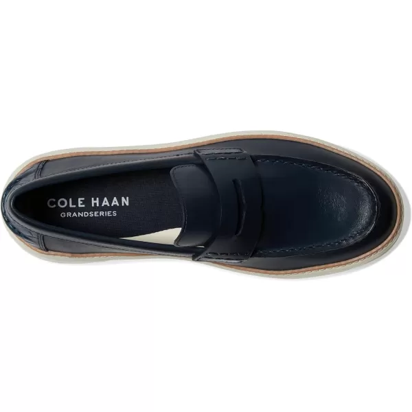 Cole Haan Womens Grandpro Topspin SneakerNavy InkIvory