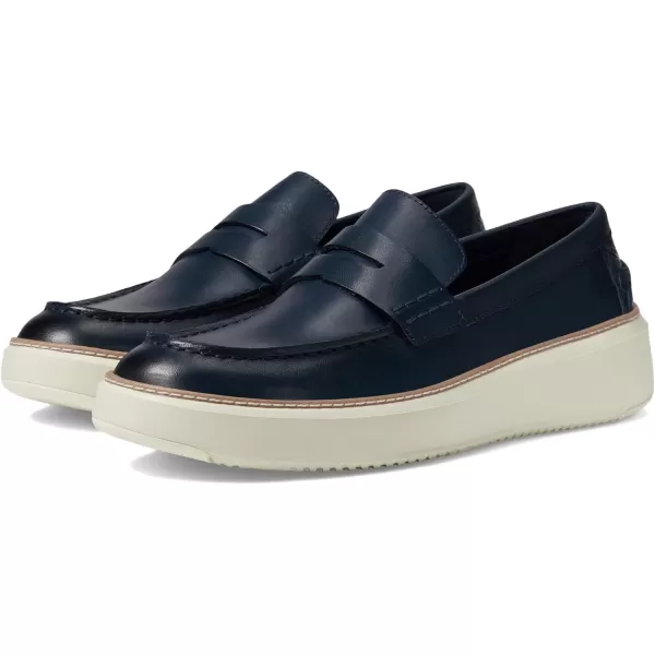 Cole Haan Womens Grandpro Topspin SneakerNavy InkIvory