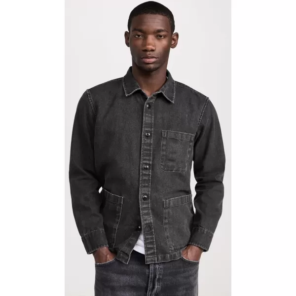 Corridor Mens Duck Dye OvershirtBlack