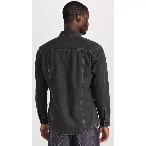 Corridor Mens Duck Dye OvershirtBlack