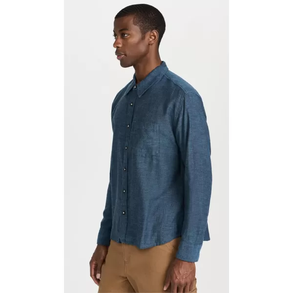 Corridor Mens Lyocell Flannel Button DownBlue