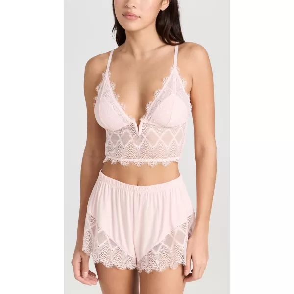 Cosabella Womens Allure Cami  Boxer SetPink Lily