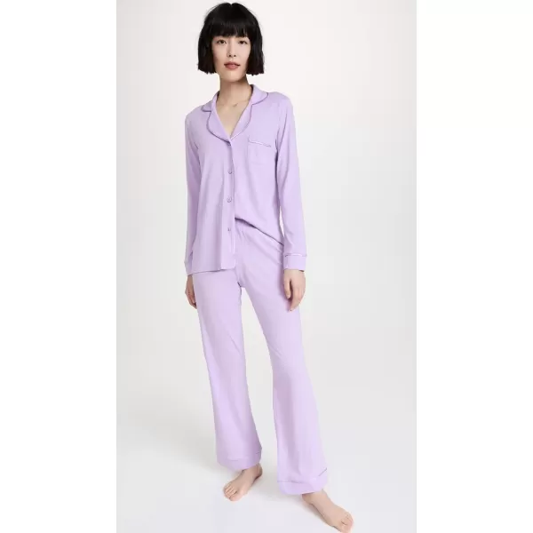 Cosabella Womens Bella Long Sleeve Top amp Pant PJ SetIcy VioletIcy Violet