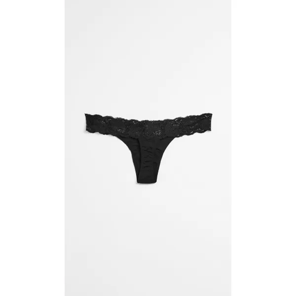 Cosabella Womens Maternity Thong 3 PackBlackBlackBlack