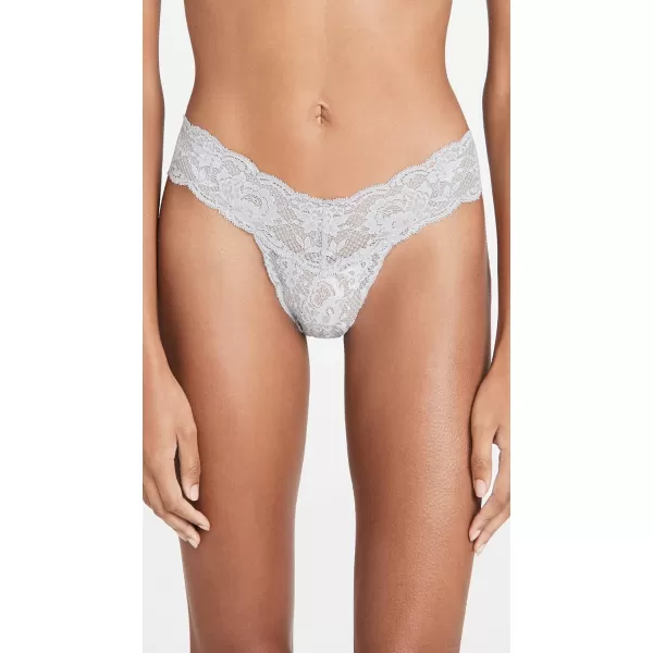 Cosabella Womens Never Say Never Cutie 3 Pack Low Rise ThongsDogryPlatinumAnthr