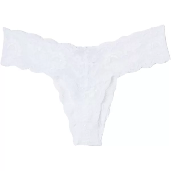 Cosabella Womens Never Say Never Cutie 3 Pack Low Rise ThongsWhiteWhiteWhite