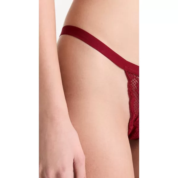 Cosabella Womens Never Say Never Skimpie GStringSindoor Red