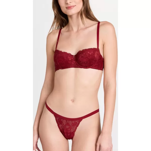 Cosabella Womens Never Say Never Skimpie GStringSindoor Red