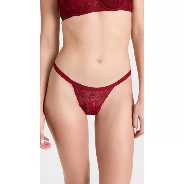 Cosabella Womens Never Say Never Skimpie GStringSindoor Red