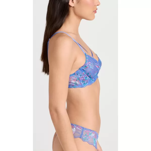 Cosabella Womens Paradiso Underwire Strappy Demi BraPortofino Blue