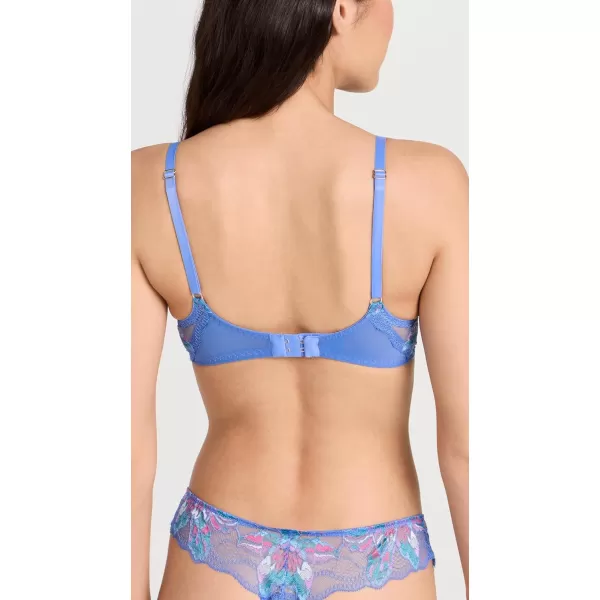 Cosabella Womens Paradiso Underwire Strappy Demi BraPortofino Blue