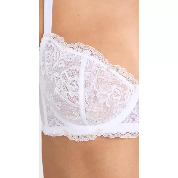 Cosabella Womens Peek a Boo Underwire BraWhiteGold