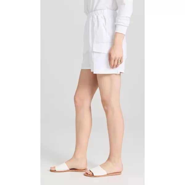 DL1961 Womens Boxer ShortsWhite Poplin