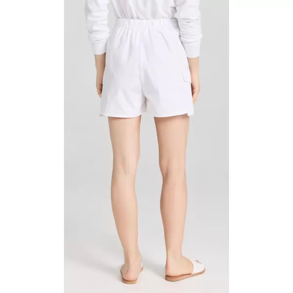 DL1961 Womens Boxer ShortsWhite Poplin