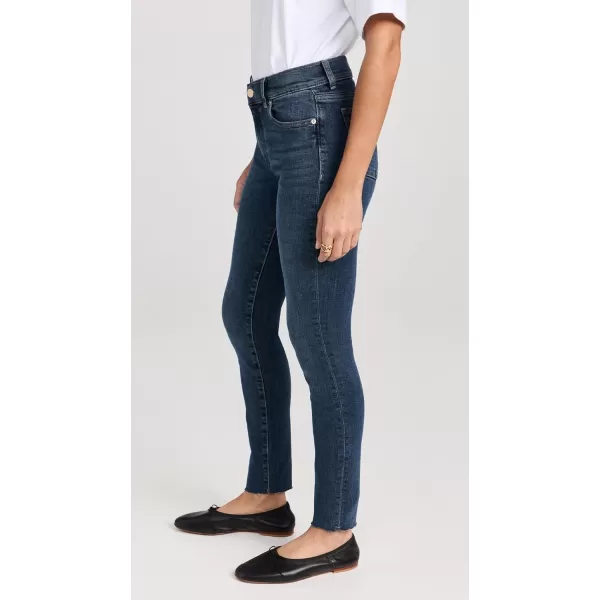 DL1961 Womens Florence Skinny Mid Rise Instasculpt Ankle JeansLt Seacliff Performance