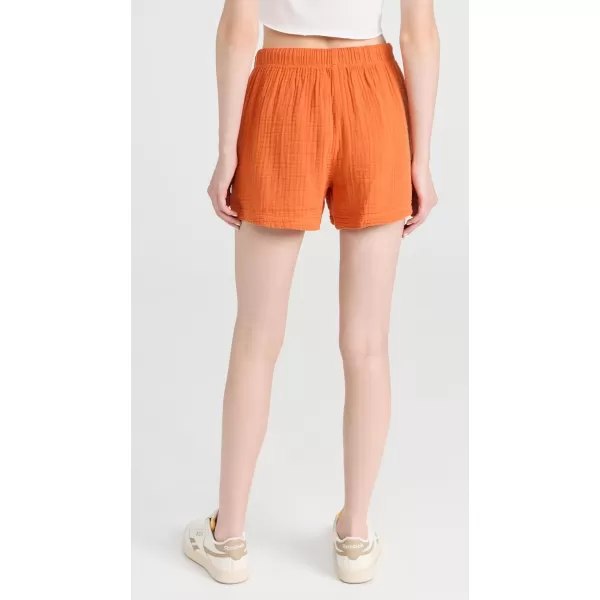 DONNI Womens Bubble ShortsCanteloupe