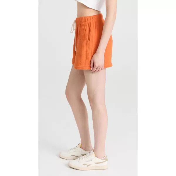 DONNI Womens Bubble ShortsCanteloupe