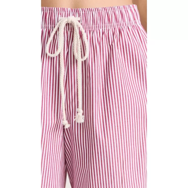 DONNI Womens Pop PantsRouge Stripe