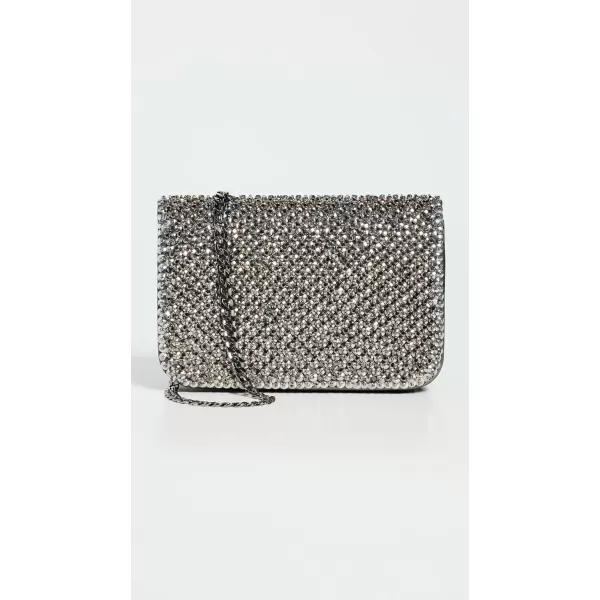 Deepa Gurnani Womens Aime ClutchGunmetal