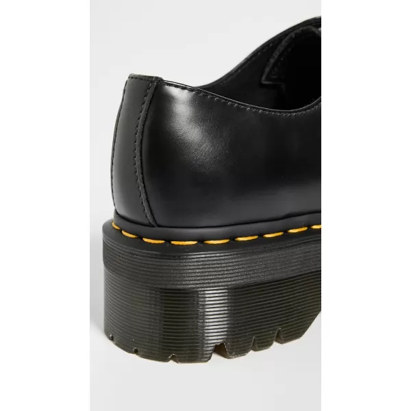 Dr Martens 1461 Quad Squared Oxford ShoesBlack Polished Smooth