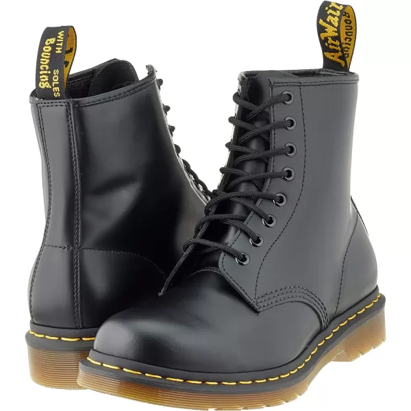 Dr Martens 1490 10Eye Leather Boot for Men and WomenBlack