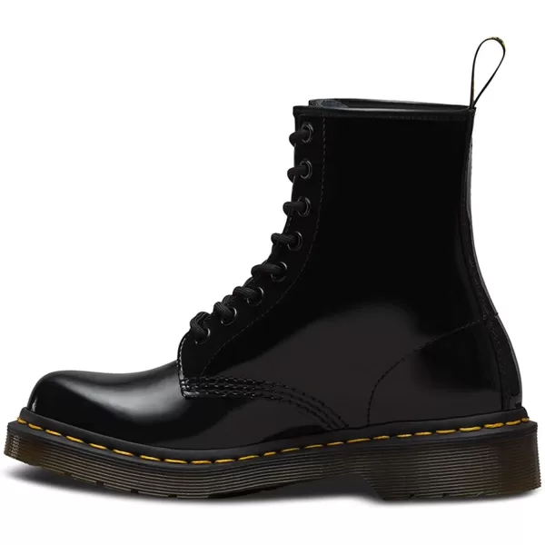 Dr Martens 1490 10Eye Leather Boot for Men and WomenBlack Pat