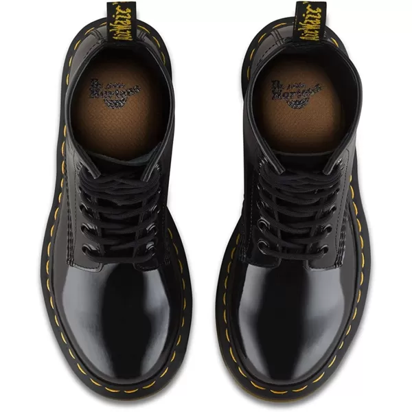 Dr Martens 1490 10Eye Leather Boot for Men and WomenBlack Pat