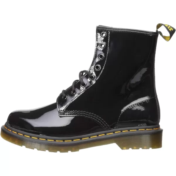 Dr Martens 1490 10Eye Leather Boot for Men and WomenBlack Pat