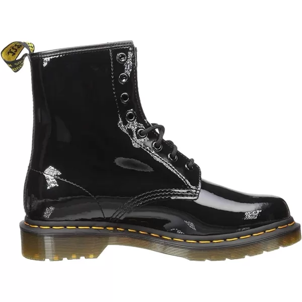 Dr Martens 1490 10Eye Leather Boot for Men and WomenBlack Pat